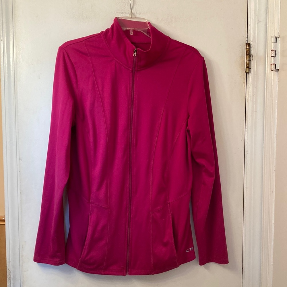 Champion duo dry fuchsia zip-up jacket